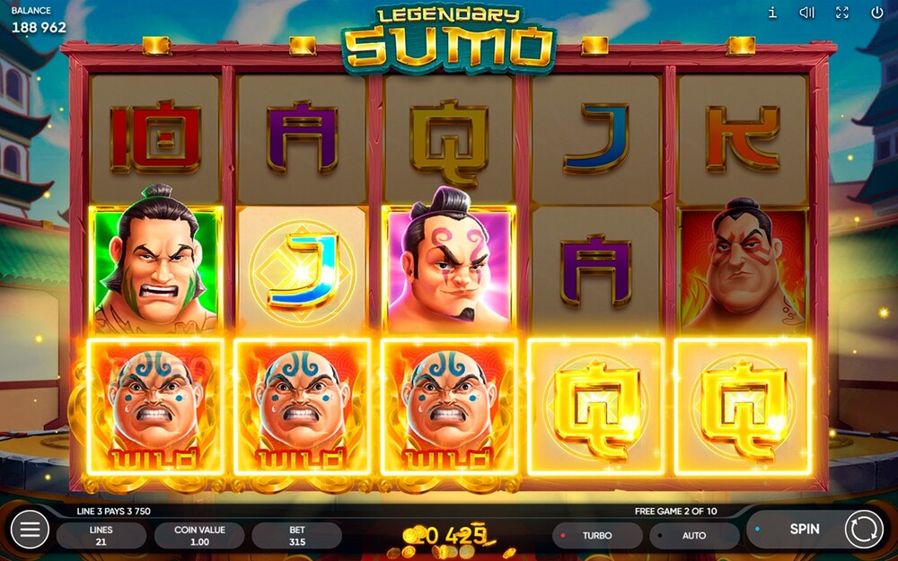 Math of the Legendary Sumo slot