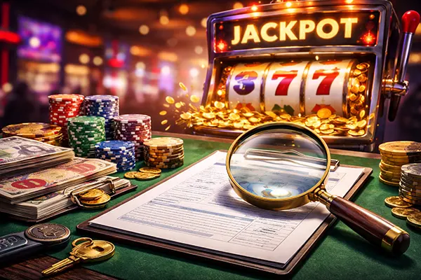 Jackpot-Belege prüfen